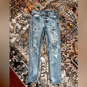 Abercrombie Distressed Boyfriend Jeans